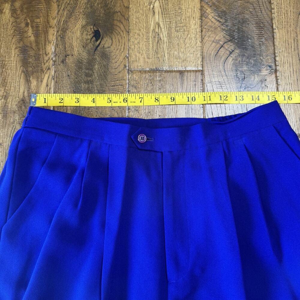VTG Loryn Hunter Womens 3 Piece Pants and Skirt Suit Set Size 16 Purple NWT - Picture 15 of 16